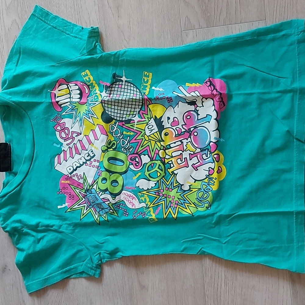 Aqua 80's Inspired T-shirt 100% Cotton